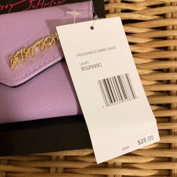 Betsey Johnson Lilac Wallet - Picture 2 of 5